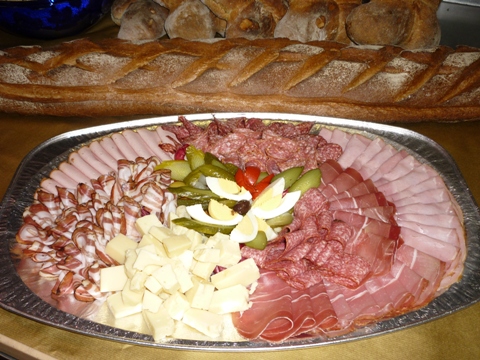 Metzgerei Partyservice sch�n angerichtete Platten