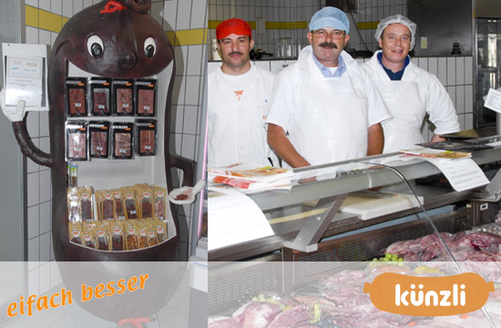 Metzgerei K�nzli - Fabrikladen Stallikon - Engros-Preise f�r Alle
