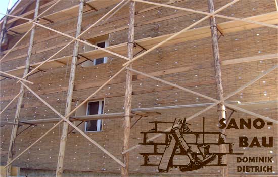 Fachwerkbau Dielsdorf / Z�rich, zweischaliges Mauerwerk zwecks �konomischer  w�rmetechnischer Anforderungen ... zur Startseite �